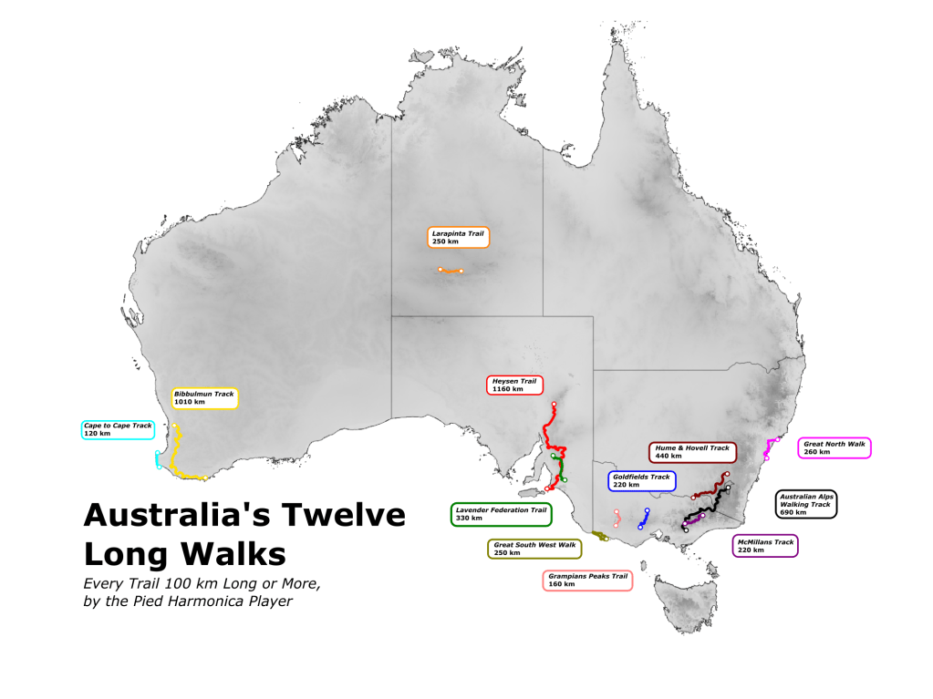 The 12 Longest Australian Hiking Trails: A Quick&nbsp;Guide